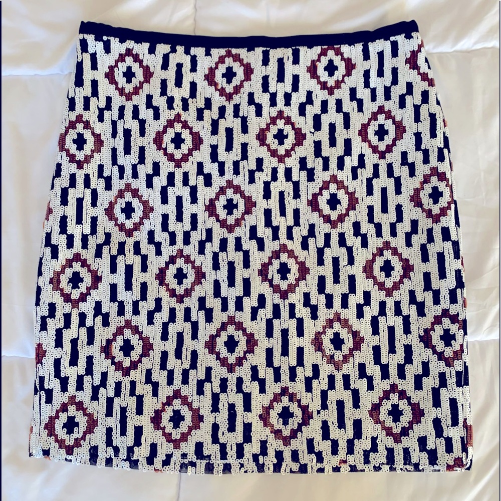 Sequin cocktail skirt